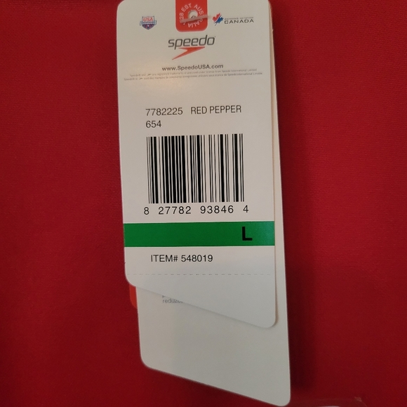 NWT Speedo Men's Swim Shirt - Picture 6 of 7